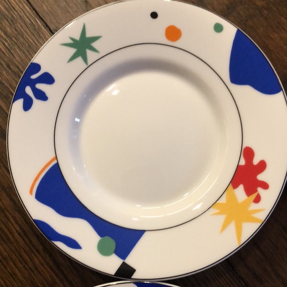 4x patterned dessert plate - Picture 3 of 7